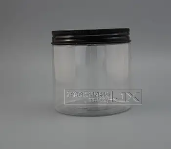 500 g/ml prozorne Plastike Jar steklenico na Debelo trgovina na Drobno Originales Vžigalnike Kozmetični Smetane, Masla, Medu Tabletke Prazne Posode kozarci