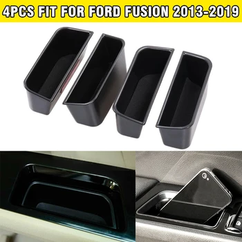 Pcmos ABS plastike, ki so Primerni Za Ford Fusion 2013-2019 Armrest Posodo Vrata Škatla za Shranjevanje Ročaj Notranje zadeve Nalaganje Tidying Nova