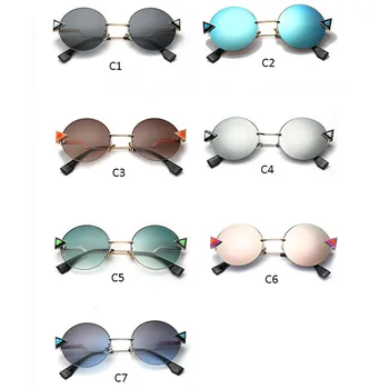 Vintage Okrogla sončna očala ženska odtenkih za ženske do leta 2020 modne blagovne Znamke Gradient sončna očala dame visoke kakovosti žensko očala