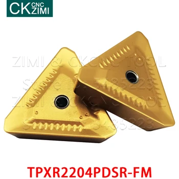 TPXR2204PDSR-FM BP1030 Hitro vir rezkanje vstavi TPXR 2204 PDSR FM Indeksiranih orodja za CNC rezkanje kovin obdelovalni za jeklo