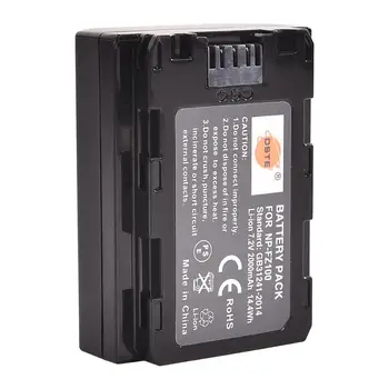 DSTE 2xNP-FZ100 Baterije z NAMI Priključite Polnilnik Kir za Sony A7R3 A7RM3 A9 Fotoaparat