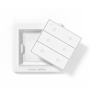 Aqara Opple Stikalo za Brezžično povezavo Pametna Stikala za Luč App Nadzor Brezžičnih Stensko Stikalo Ne Napeljava, Potrebna za Mihome Apple App HomeKit