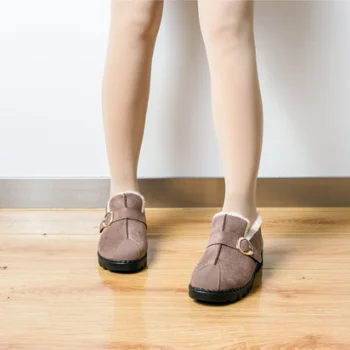 2020 newFashion Čevlji Ženske Ženske Bombaž Zadebelitev Toplo Krpljami čevlji ženski škornji ženske škornji Osnovne čipke-up čevlji
