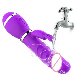 IKOKY Realističen Dildo Vibratorji Rabbit Vibrator za G Spot Vrhunec Vagine, Klitorisa Stimulator 12 Hitrosti Sex Igrače za Ženske