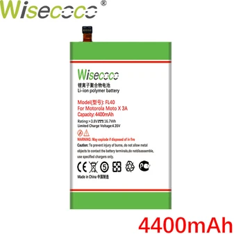 WISECOCO 4400mAh FL40 Baterija Za Motorola Moto X 3A Predvajaj Moto X Dual XT1543 XT1544 XT1560 XT1561 XT1562 XT1563 Mobilni Telefon
