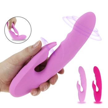 G Spot Rabbit Vibrator za Klitoris Stimulacije za Odrasle Sex Igrače s Zajček Ušesa Nepremočljiva Osebnih Massager 2 Motornih Klitoris Stimulator