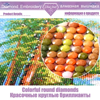 Diy Diamond Slikarstvo Diamond Mozaik 5D Kompleti Za krog diamond Vezenje Needlework Ročno Obrt Home Dekoracijo fox zz