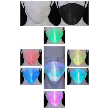 Anti-prah Zaščitno opremo Utripajoče LED Barvna Svetlobna Moški/ Ženske sveti Uslug Za Raves/ Stranke/ Pust/ Maškarada