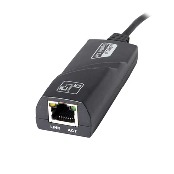Novo 1000Mbps Tip-c USB-C Za RJ45 Gigabit Ethernet LAN Omrežni Adapter, Kabel Za RAČUNALNIK K Laptop Opremo Črna