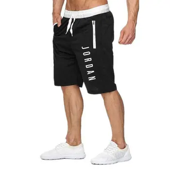 Novo Jordan hlače za moške bodybuilding, fitnes hlače za moške poletne telovadnici vadba za moške dihanje, hitro sušenje šport tek
