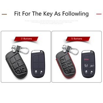 Usnje Avto Ključ Primeru Fob Kritje Za Fiat 500 in 500l Panda Tipo Freemont Grande Punto Doblo Toro Uno Egea Key Ring Lupini Dodatki