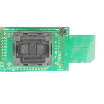 EMMC bralec test z vtičnico SD vmesnik BGA153 BGA169 velikost 11.5x13mm igrišču 0,5 mm programer adapter data recovery odpre vrh