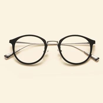 NOSSA Letnik Oblikovalec Krog Okvir Kratkovidnost Optičnih Očal Moda Ultralahkih TR90 Očala Ženske Moški Trendy Retro Očala Okvirji