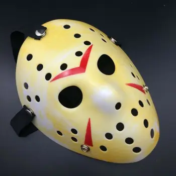 Jason Voorhees petek 13. Grozo Hokejska Maska Scary Halloween Masko Stranka Maske Festival Stranka Maškarada Cosplay Masko