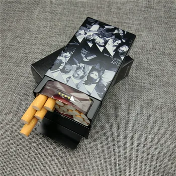 Osebno Naruto Aluminijeve Zlitine Cigaret Primeru Lasersko Graviranje Škatle Cigaret Primeru Dima Dodatki