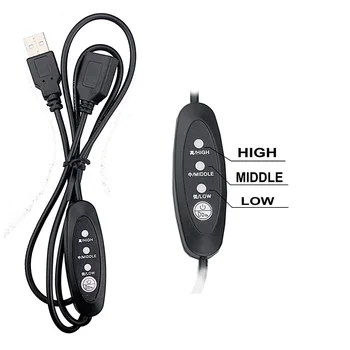 Gdstime 100cm Kabel USB s Stikalom ZA vklop/IZKLOP Kabel Podaljšek za Preklop USB Ventilator za napajalnik Skladu Trajne Adapter za Nadzor Hitrosti,