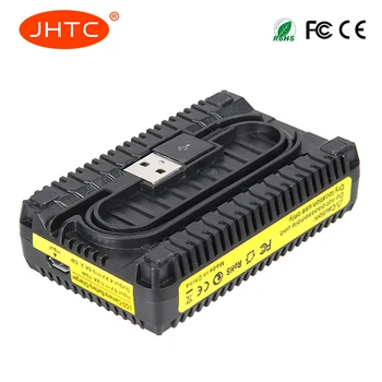 JHTC 1Pc Gopro Hero 4 AHDBT-401 Polnilnik Baterij USB Dvojni LCD-Polnilnik Baterije, ohišje Za GOPRO4 AHDBT401 delovanje fotoaparata dodatki