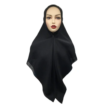 110*110 cm kvadrat bombaž šal ženske muslimanska oblačila hidžab šal femme musulman mehko headscarf islamske šali in zaviti pashmina rute