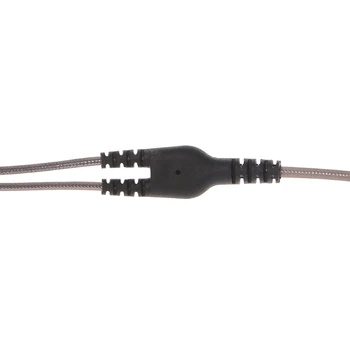 3,5 mm Slušalke Kabel Snemljiv MMCX Kabel Z MIKROFONOM Za Shure SE215 SE425 UE900