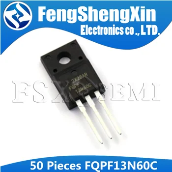 50pcs/veliko FQPF13N60C 13NM60N 13N60 K13A60D 13A600V TO-220F MOSFET