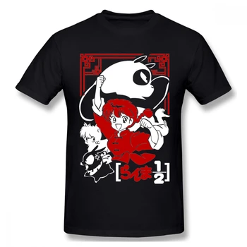 Priložnostne Človeka Ranma 1/2 T Shirt Fant Moda Ulične Krog Vratu BONADIAO Design Tee Majica