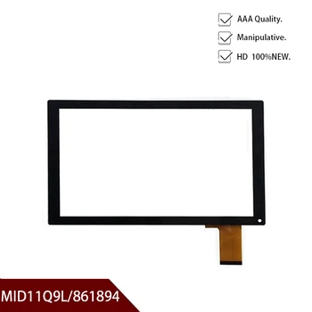 Brezplačna dostava 10.1 palčni Zaslon na Dotik za MID11Q9L 861894 za Tablične Računalnike Steklena Plošča, Zamenjava Senzorja