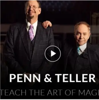 Penn & Teller Poučevanje Umetnosti Čarobno čarovniških trikov MasterClass