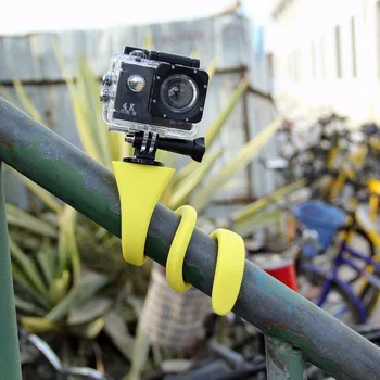 Mini Fotoaparat Stojalo, Banana Stroka za Gopro Xiao Mi Yi SJ4000 delovanje fotoaparata za iphone7 6s avto vzglavnik selfie stick