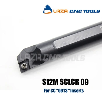 S12M-SCLCR09, S12M-SCLCL09 Notranje Struženje Imetnika,SCLCR SCLCL CNC Indeksiranih Dolgočasno Bar,95 Deg Stružnica orodje za CCMT/CCGT09T3 Nasvet