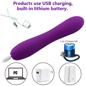 10 pogostost polnjenja AV vibrator za G spot za stimulacijo odraslih spola igrače, izdelki čarobno AV palico, vibratorji za žensko masturbator