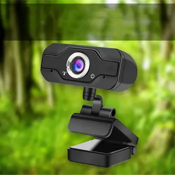 Webcam 1080P HD Spletna Kamera z Vgrajeno HD Mikrofon USB Predvajanje Web Cam Široki Video 12 milijonov slikovnih pik Prave Barve Slike