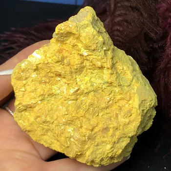 AAAAA Čudovite Naravne Orpiment Arzen Sulfid Kamna za Kristalno Rock Mineralnih Vzorcu Reiki Zdravljenje za Dekor