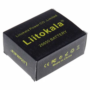 LiitoKala Lii-50A Opozoril 3,7 V 26650 5000mA baterije za ponovno Polnjenje Discharger 26650-50A 20A baterije za svetilko, E-orodja