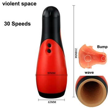 30 Hitro Vibrator za moške Muco črpalka Nemoteno dotik Oralni seks pralni Moški Masturbator za človeka Erotičnih igrač za moške Vibrador Blowjob