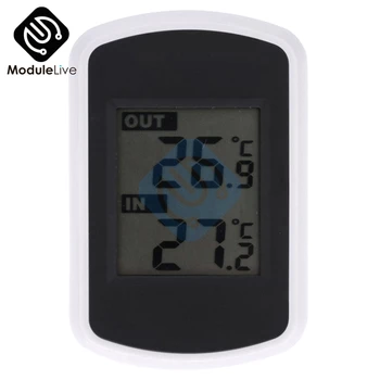 Nova Zunanja Notranja Soba 433MHz LCD-Digitalni Termometer, Higrometer Elektronski Brezžični Digitalni Prikaz Temperature in Vlažnosti Meter