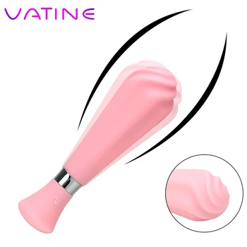 VATINE 10 Hitrost Sladoled Vibrator Ženski Masturbator Sex Igrača za Ženske Klitoris Vagine Stimulator G-spot Masaža Čarobno AV Palico