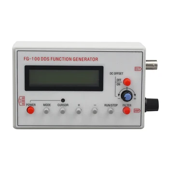 Vroče FG-100 DDS Funkcija Signal Generator FG 100 DDSFrequency Števec 1 hz - 500KHz