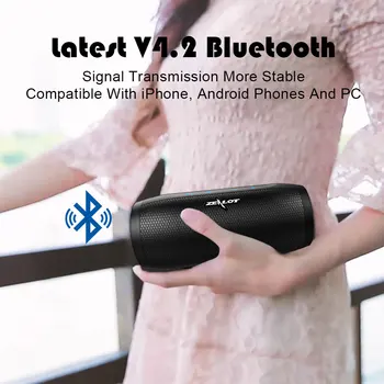 2020 ZEALOT S16 Prenosni Brezžični Bluetooth Nepremočljiva Zunanji Zvočnik HIFI Visoko Moč Subwoofer Bluetooth Zvok Post TF Kartica