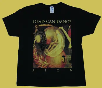 Črna T-shirt DEAD CAN DANCE Mehko Bombaža Risanka Tiskanja Kratek Rokav T Shirt Brezplačna Dostava Vrhovi Cool Majica s kratkimi rokavi Top Tee