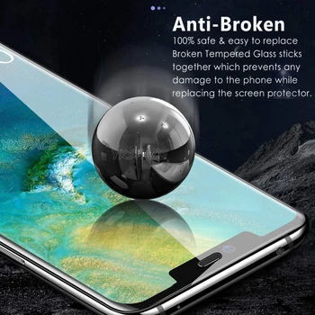 UV Tekoče Polno Lepilo Zasebnosti Kaljeno Steklo Za Samsung Galaxy Mate 20 Čast 30 P30 P40 Nova 7 Pro Anti Vohun Peep Screen Protector