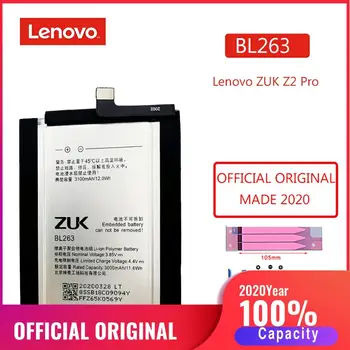 BL263 2020 Original Telefon Baterija Za Lenovo ZUK Z2 PRO Z2pro Realno 3100mAh Telefon Zamenjava polimer Baterij Bateria