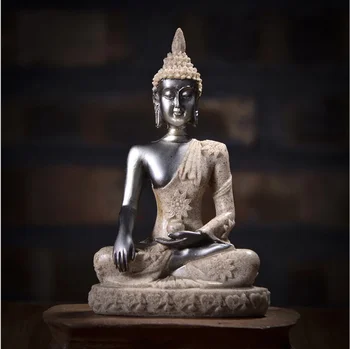Peščenjak Buda kiparstvo dekoracijo visoke kakovosti ustvarjalnih namiznih doma dekor mini kip Bude brezplačna dostava