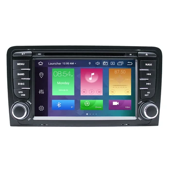 DSP 2 din Android 9 Avto DVD Multimedijski Za Audi A3 8P S3 2003-2012 RS3 Sportback Navigacija GPS Radio stereo vodja enote 4GB +64GB