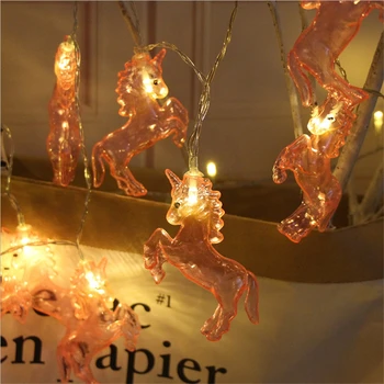 Samorog LED Domov Dekoracijo Niz Vila Lučka Baby Otroci Spalnica Božična Poroka Stranka Dekor Garland Svetilke