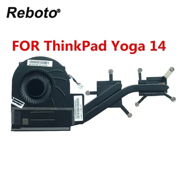 Reboto Original Za LENOVO ThinkPad Joga 14 Prenosnik za Hlajenje Radiator Z Fan HEATSINK FRU PN:00HN606 Testirani Hitro Ladjo
