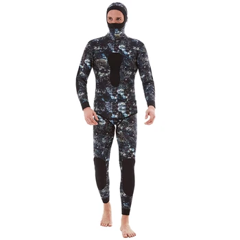 Strokovno 5 mm Neoprena mokra Obleka Za Spearfishing, Plavanje, Podvodna Potapljaška Oprema Ustrezala Nastavite Moških Snorkeling Mokro Obleko