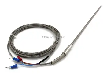 FTARP08 PT100 tip 3m kovinski pleteni kabel 200mm prilagodljiv sonda glavo RTR senzor temperature