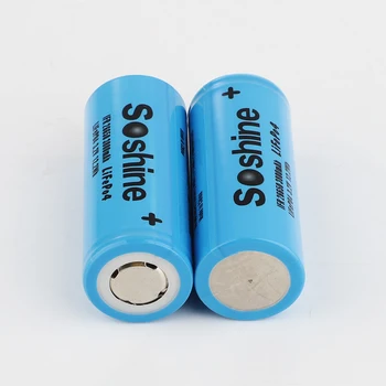 Soshine 26650 LiFePO4 Baterije: 3.2 V 3800mAh Baterija za ponovno Polnjenje z Baterij Primeru Polje