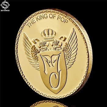 5PCS Kralj Popa Michael Jackson Glasbenik Spominski Kovanec Obletnico Darilo, Spominek Kovanec
