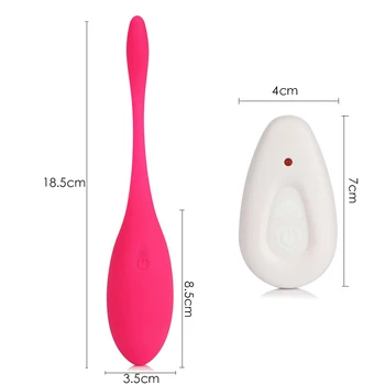 Vibracijska Jajca Brezžični Daljinski upravljalnik Vibrator Adult Sex Igrača za Žensko USB Polnjenje Klitoris Stimulator Vaginalne Masaža Žogo